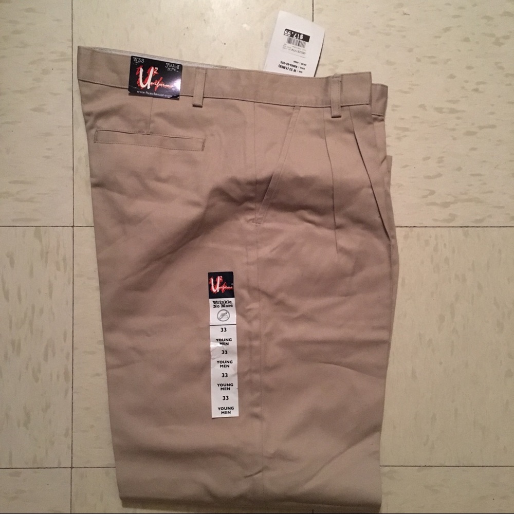NWT Tan School Uniform Pants